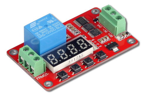 Uctronics Modulo Rele Retardo Tiempo Multifuncion 12 V Cc