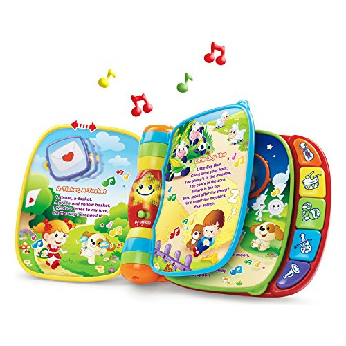 Vtech Libro De Rimas Musicales, Rojo 1.74 X 8.76 X 7.48 PuLG