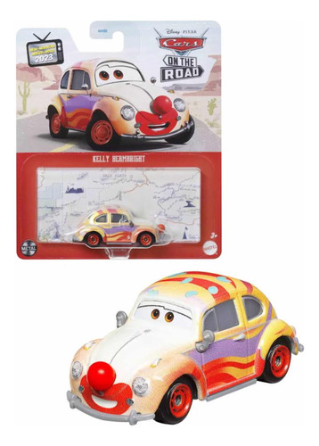 Disney Cars Mattel Volkswagen Vocho Kelly Beambright Payaso