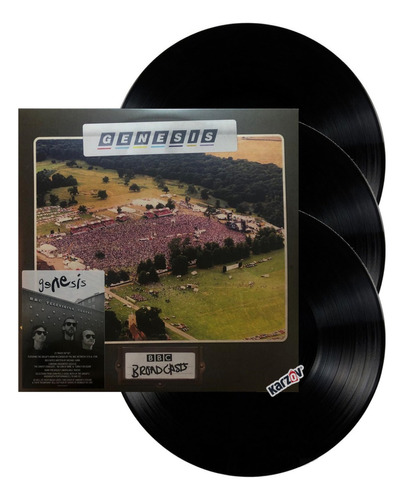 Genesis Bbc Broadcasts Importado 3 Lp Vinyl