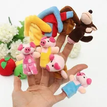 Comprar 8 Titeres De Dedo - Los 3 Cerditos