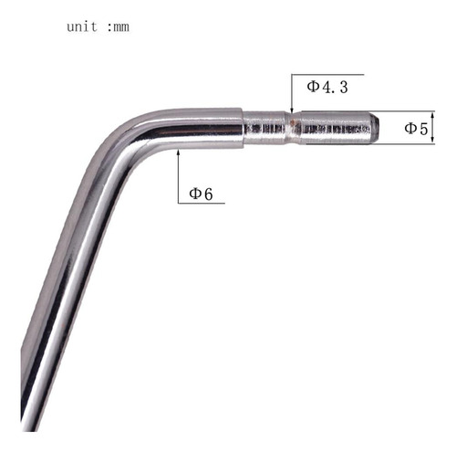 Whammy Guitar Bar Tremolo Para Guitarra Eléctrica Negro