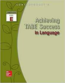 Achieving Tabe Success In Language, Level E Workbook (achiev