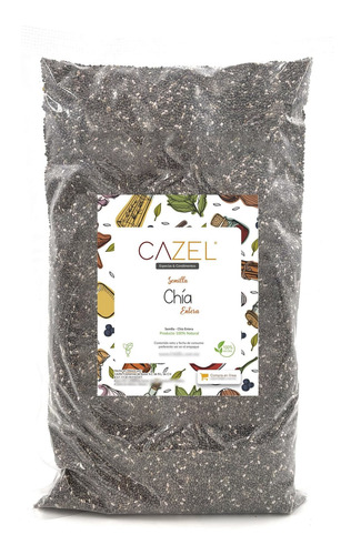 Imagen 1 de 2 de Semilla De Chía Calidad Premium 1kg