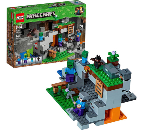La Cueva Zombie Juego De Constructucaron Lego Minecraft 2114