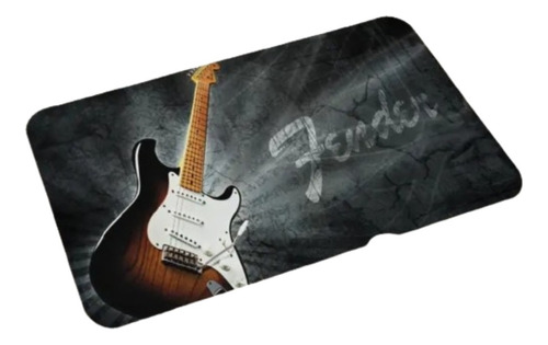 Guitarra Fender Alfombra Baño 40x46 Cm. Suave Y Lavable