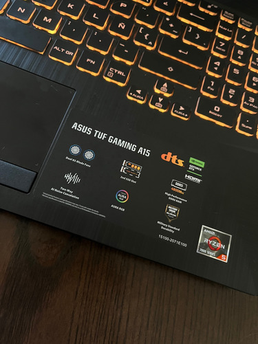 Laptop Asus Tuf Gaming A15 Ryzen 5 Negro (Usado)
