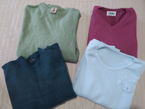 Lote 4 Sweaters D Mujer De Marca Distintos Modelos Talle M/l