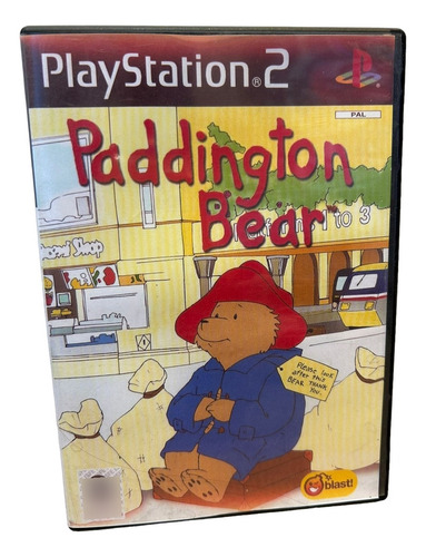Paddington Bear Play 2 Com Capa E Pôster Ps2