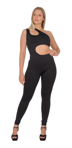 Catsuit Mono Elastizado Tendencia Un Hombro