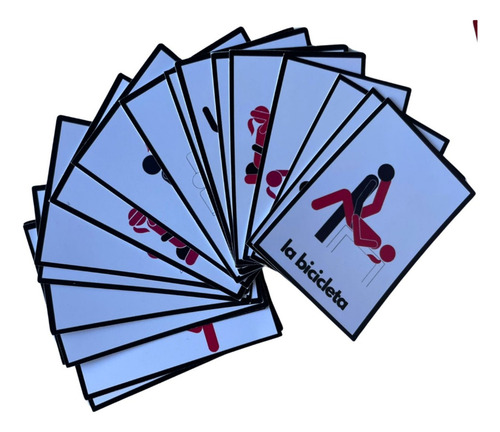 Juego Para Mesa Posiciones Mujer Hombre Loteria Mexicana