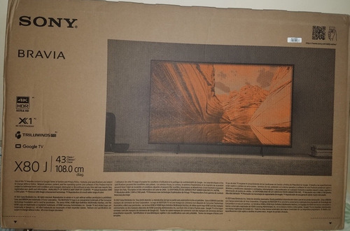 Imagen 3 de 4 de Televisor Sony Bravia X80 J 43 Pulgadas Nuevo En Su Empaque
