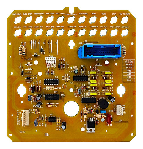 Placa Mãe Velocímetro Painel De Instrumentos Caminhão Vw