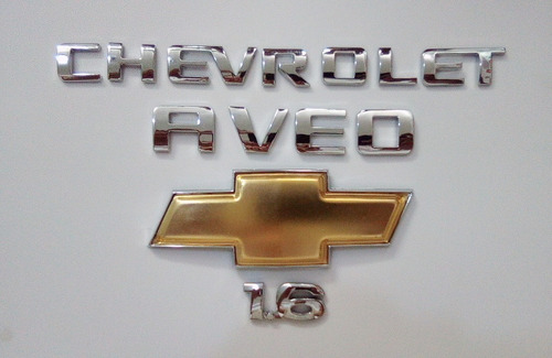 Emblema Kit  Chevrolet Aveo  Original 4piezas  Cinta 3m