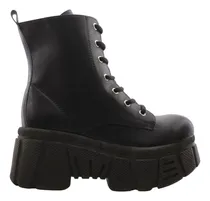 Comprar Botas Borcegos Plataforma Dama Mujer Paris Acordonado Czapa
