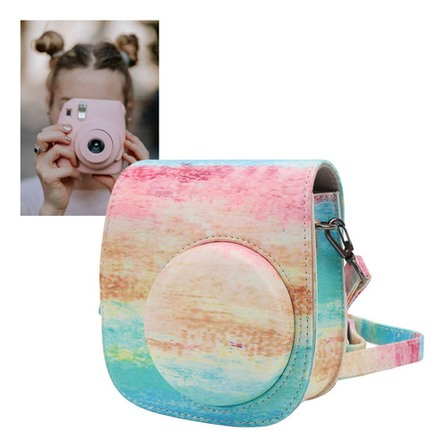 Bolsa De Cámara Para Mini 12 Instant Case Protectora De Piel