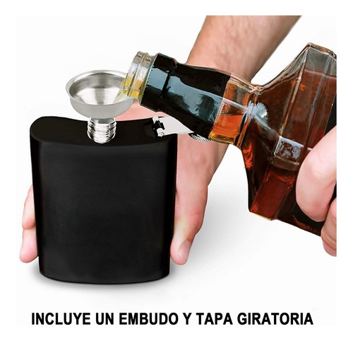 Licorera Y Ánfora De Bolsillo De 8 Onzas (236 Ml)