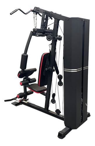 Multigym Con Banco Scott Ranbak 607 C/68 Kg Super Reforzado Negro Negro
