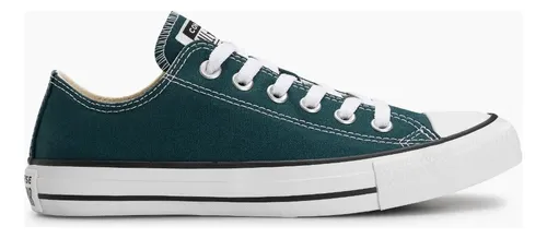 Tênis Converse Sem Gênero Taylor Ct0420 Curto T Verde Esmeralda 01/branco/branco Liso 38 Br