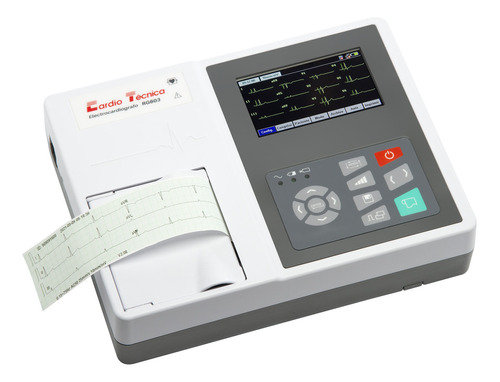 Electrocardiografo Cardiotecnica Rg603 C/diagnostico 3 Canal