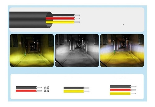 Par Faros De Lupa Luz Led Spot Doble Color Par Autos Motos
