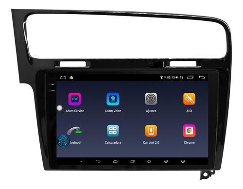 Multimidia Golf 13/2021 Android 4gb 64gb Carplay 9p 4g 2k