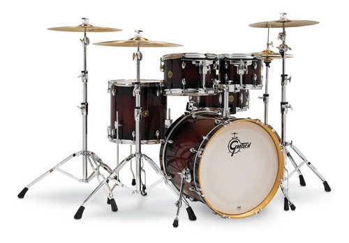 Batería Gretsch Catalina Maple Deep Cherry Burst 22 5 Piezas