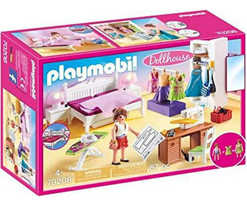 Playmobil Dormitorio Con Maquina De Coser, Multicolor