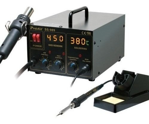 Imagen 2 de 7 de Estacion De Soldado Proskit Aire Caliente Lapiz Smd Proskit