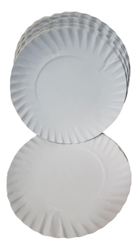 Plato De Carton  Para Fiestas Desechable 15cm X 50 Und