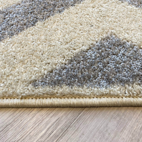 Alfombra Carpeta Visdom Gris 200x285 Color Gris Diseño De La Tela Geométrico
