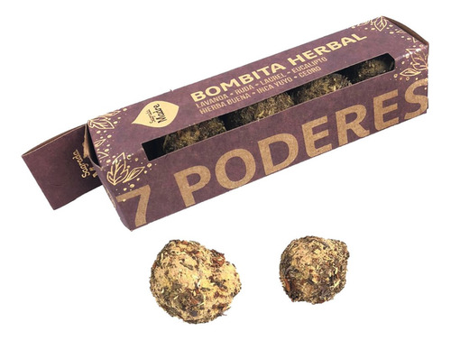 Bombita Herbal Sahumerio 7 Poderes - Sagrada Madre