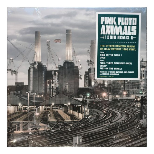 Pink Floyd Animals 2018 Remix Vinilo Nuevo Musicovinyl