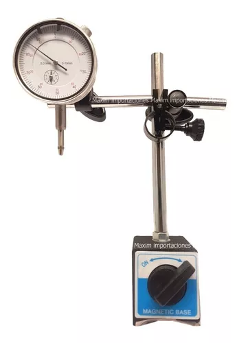 Reloj comparador con base magnética Insize - SUMAQ WORKSHOP