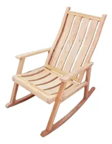 Comprar Mecedora De Madera Descanso Jardín Maternidad Lactancia 