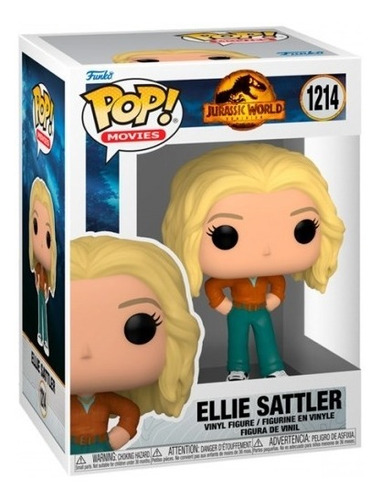 Funko Pop Movies Jurassic World- Ellie Sattler 1214 62225 At