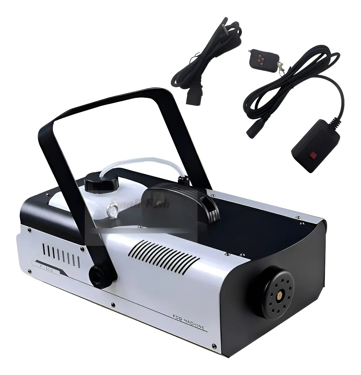 Maquina De Humo Control Remoto Dmx Humo Efecto Niebla 1500w Color Plateado