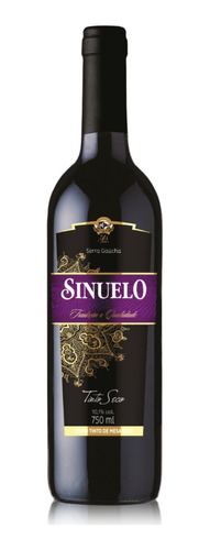 Vinho Brasileiro Sinuelo Tinto Seco Serra Gaúcha Isabelbordô