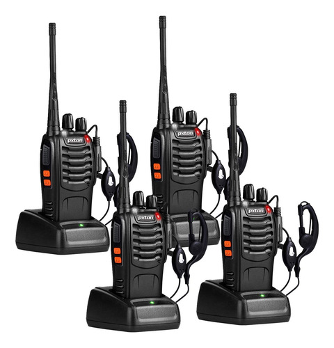 Walkie Talkies Recargables 16 Canales Con Auriculares Paqu