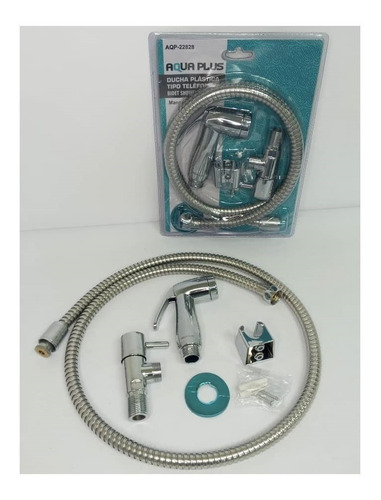 Imagen 2 de 3 de Ducha Teléfono Acero Inoxidable Con Su Lllave De Arresto