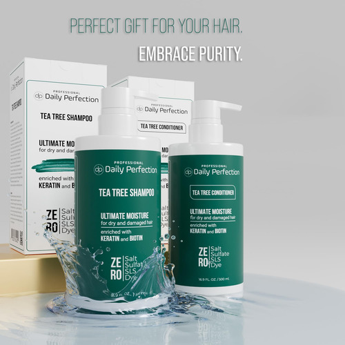 Hidrate O Cabelo Seco Com Shampoo E Condicionador Tree