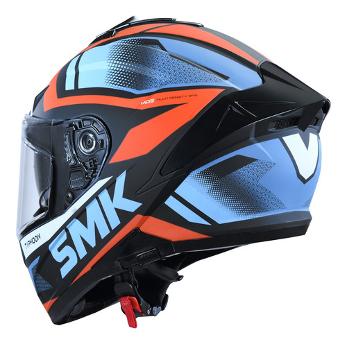 Imagen 2 de 5 de Casco Moto Integral Smk Typhoon Thorn Doble Visor