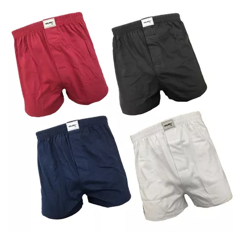 Kit 2 Short Tipo Pijama Cueca Samba Canção Algodão P Ao Gg