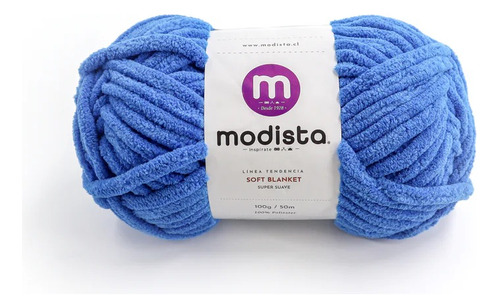 Chenille Soft Blanket Modista Poliéster 5mm 100grs