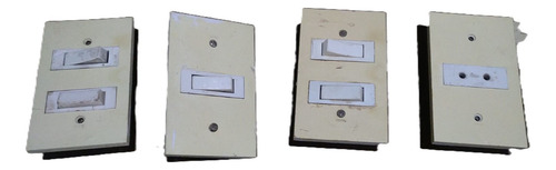 Llaves Luz 3 Punto Y 1 Toma Con Tapa Bastidor Funcionan 10 A 220v Blanco (Usado)