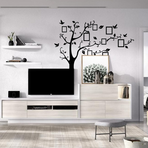 Arbol Cuadros Decorativo Pared Vinil Autoaderible