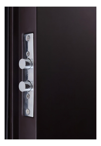 Puerta de seguridad XE Simplex con fijo S5 130-213 apertura izquierda 100% acero color chocolate