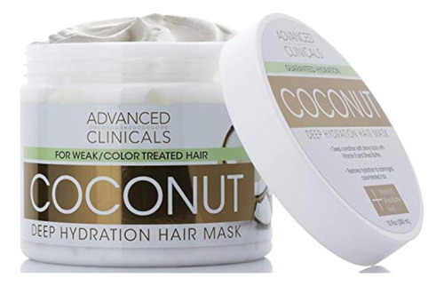 Advanced Clinicals Coconut Oil Deep Hydration Hair Repair Ma