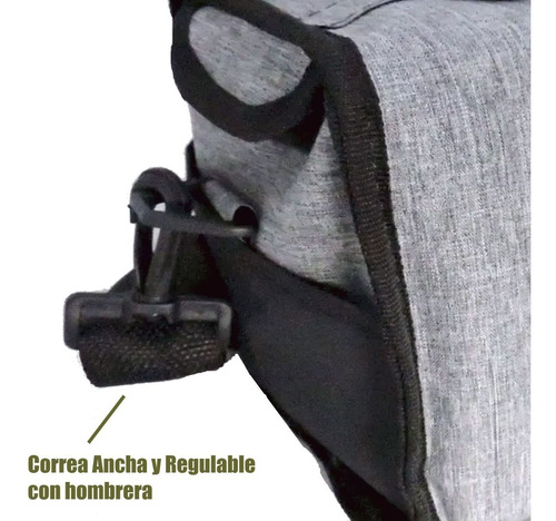 Imagen 4 de 9 de Bolso Isdigital Melange Grande P/ Nikon D5200, D3200, D3300