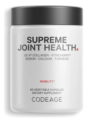 Codeage Supreme Complejo Para Articulaciones 60caps Sabor Sin Sabor